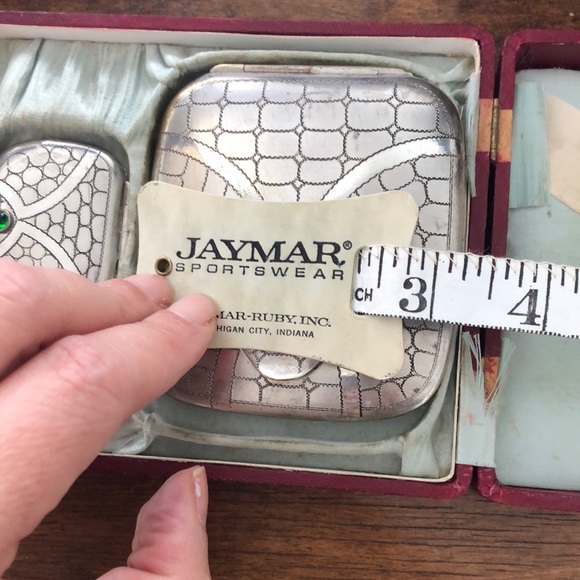 Antique Cigarette Case and Vesta Set - Picture 4 of 11